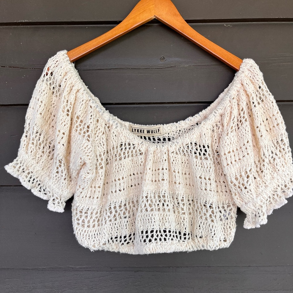 LYKKE WULLF CROCHET TOP
